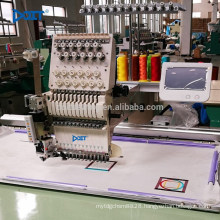 DT 1202C 9 Needle 2 Head computerized computer embroidery machine high speed multi function cap t-shirt gamrment embroidery mach